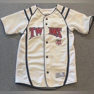 MLB True Fan Series Minnesota Twins Button Front Jersey Boys S